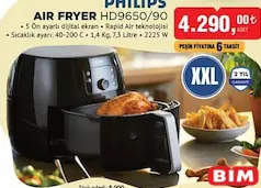 PHİLİPS AİRFRYER HD9650/90